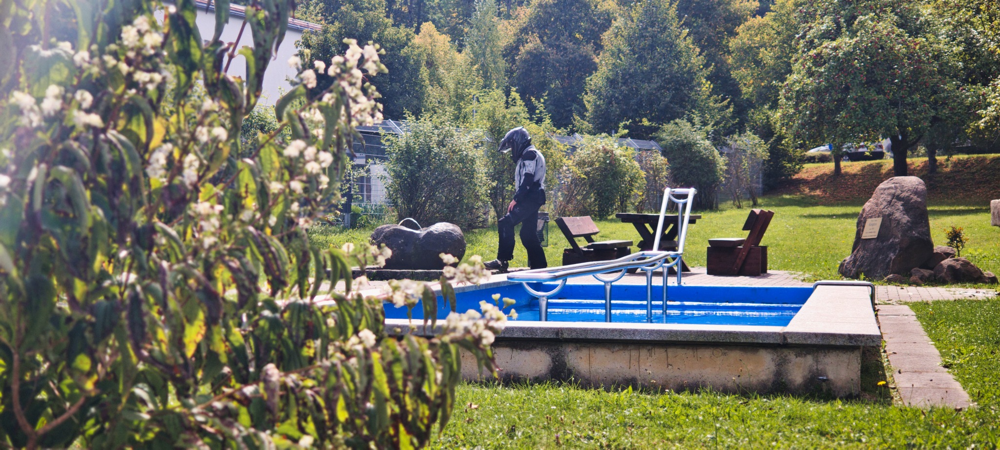 Durchatmen im Kräutergarten